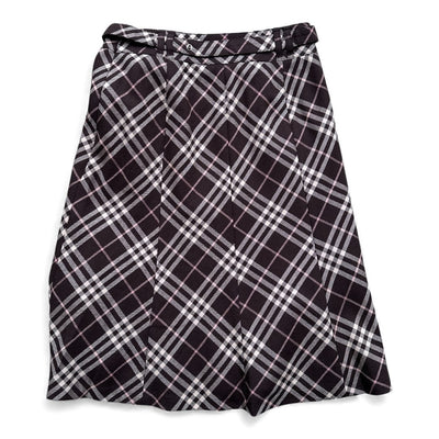 Burberry Nova Check Chocolate Skirt - vintageconcierge