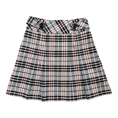 Burberry Nova Check Pink Grey Skirt - vintageconcierge