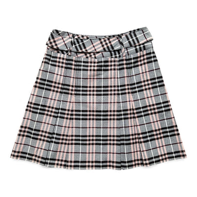Burberry Nova Check Pink Grey Skirt - vintageconcierge