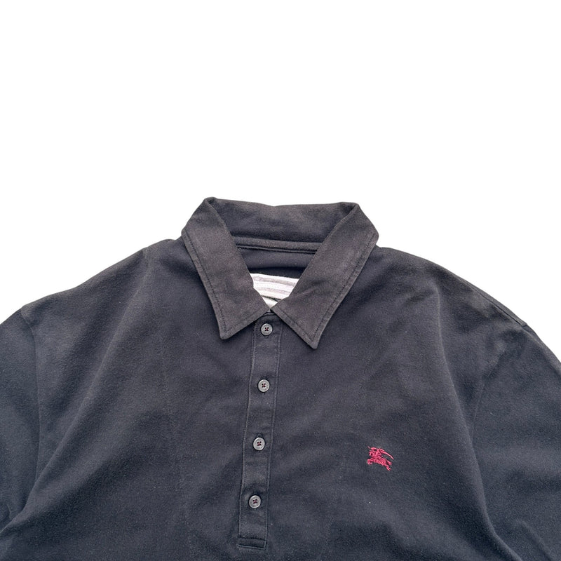 Burberry Vintage Polo Shirt black - vintageconcierge
