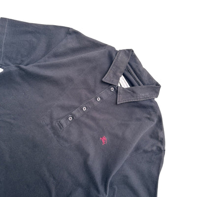 Burberry Vintage Polo Shirt black - vintageconcierge
