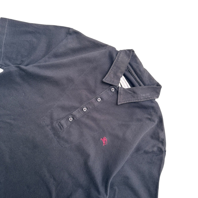 Burberry Vintage Polo Shirt black - vintageconcierge