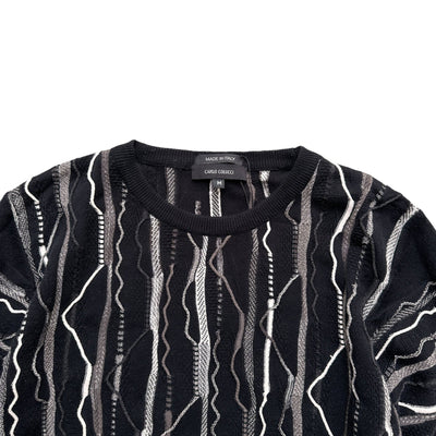 Carlo Colucci Vintage 3D Stricksweater - vintageconcierge