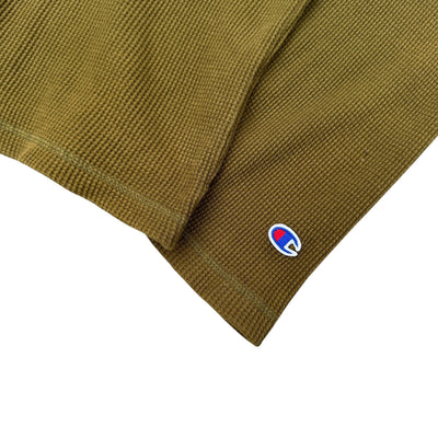 Champion US Marine Vintage Waffle Knit Longsleeve - vintageconcierge