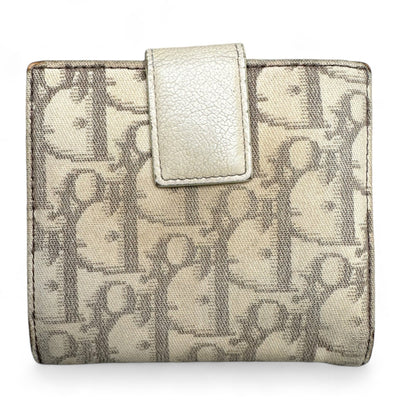 Christian Dior Monogram Oblique Tri - Fold Wallet - vintageconcierge