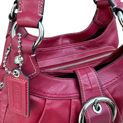 Coach Cherry Leather Handbag - vintageconcierge