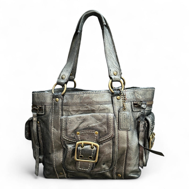 Coach Legacy Leather Pocket Tote Bag - vintageconcierge