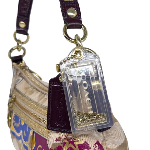 Coach Poppy Graffiti Signature Swingpack Shoulderbag - vintageconcierge