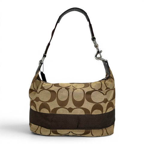 Coach Signature Canvas Ashley Hobo Bag – Braun/Beige - vintageconcierge