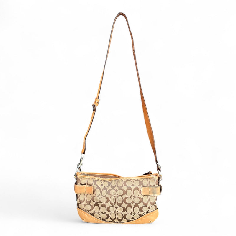 Coach Signature Kristin Hobo Bag - vintageconcierge