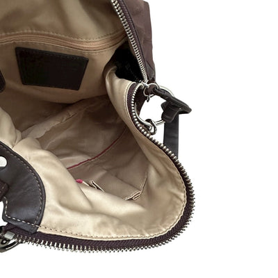 Coach Signature Monogram Hobo Bag - vintageconcierge