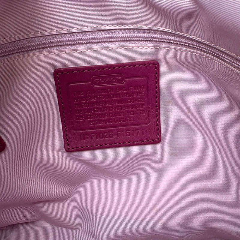 Coach Signature Stripe Demi Flap Shoulder Bag - vintageconcierge