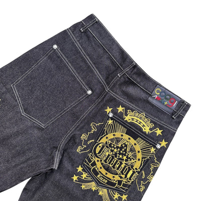 Coogi Baggy Jeans Short Jorts - vintageconcierge