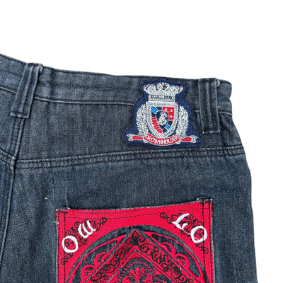 Crown Holder Baggy Jeans Short Jort - vintageconcierge