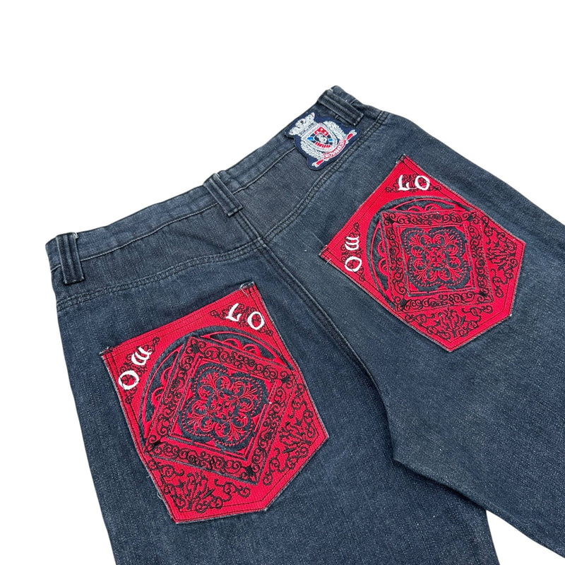 Crown Holder Baggy Jeans Short Jort - vintageconcierge