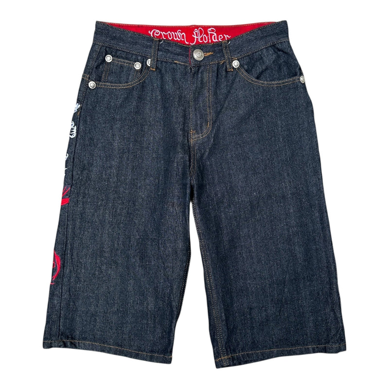 Crown Holder Baggy Jeans Short Jort - vintageconcierge