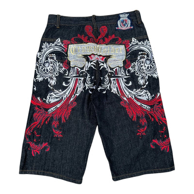 Crown Holder Baggy Jeans Short Jort - vintageconcierge