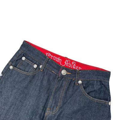 Crown Holder Baggy Jeans Short Jort - vintageconcierge