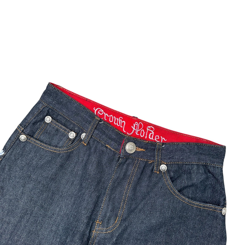 Crown Holder Baggy Jeans Short Jort - vintageconcierge