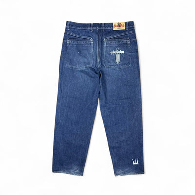 Damani Dada Vintage Y2K Hip - Hop Jeans Blau - vintageconcierge