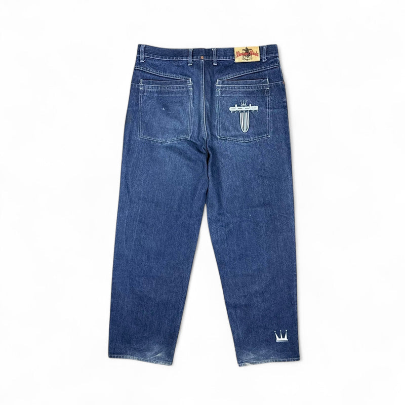 Damani Dada Vintage Y2K Hip - Hop Jeans Blau - vintageconcierge