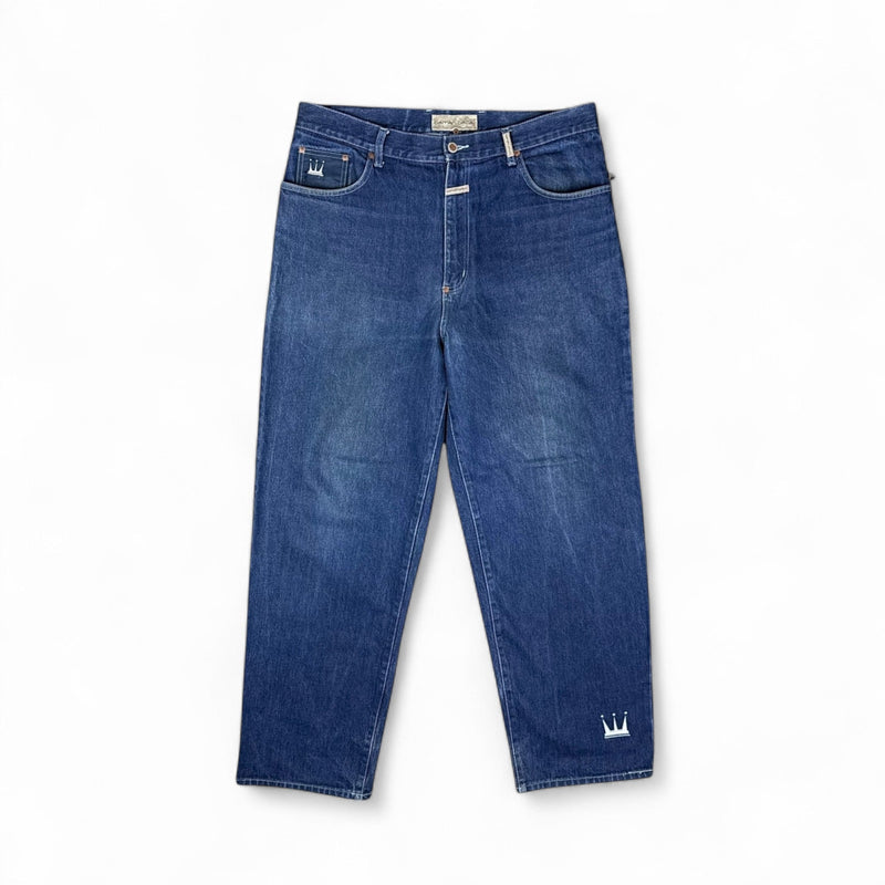 Damani Dada Vintage Y2K Hip - Hop Jeans Blau - vintageconcierge