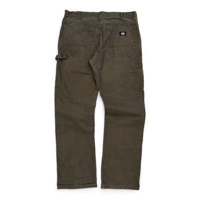 Dickies Straightleg Workpants Olive Khaki - vintageconcierge