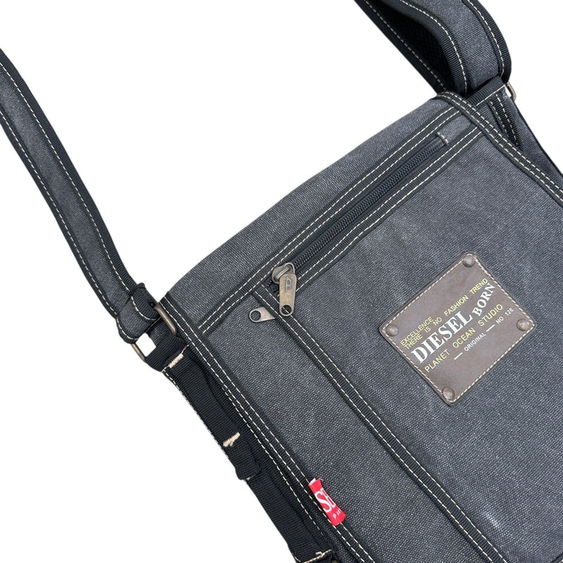 Diesel Vintage Military Canvas Bag - vintageconcierge