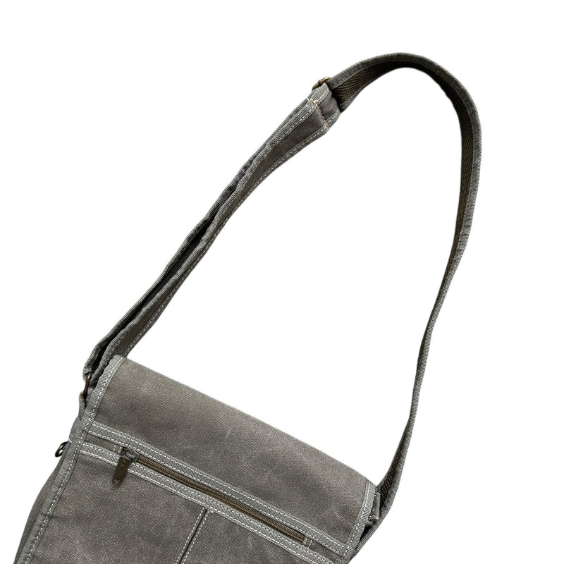 Diesel Vintage Military Canvas Shoulder Bag - vintageconcierge