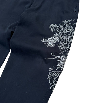 Dog Town Dragon – Full Embroidered Japanese Style Jeans - vintageconcierge