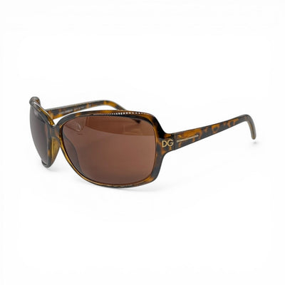 Dolce & Gabbana DG Sunglasses Tortoiseshell – Vintage Designer Sonnenbrille Braun - vintageconcierge