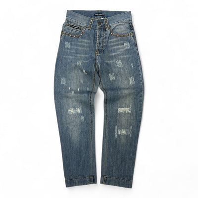 Dolce & Gabbana Tiger Denim Jeans - vintageconcierge