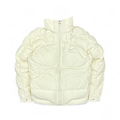Nike Vintage Y2K Down Pufferjacke Beige – vintageconcierge