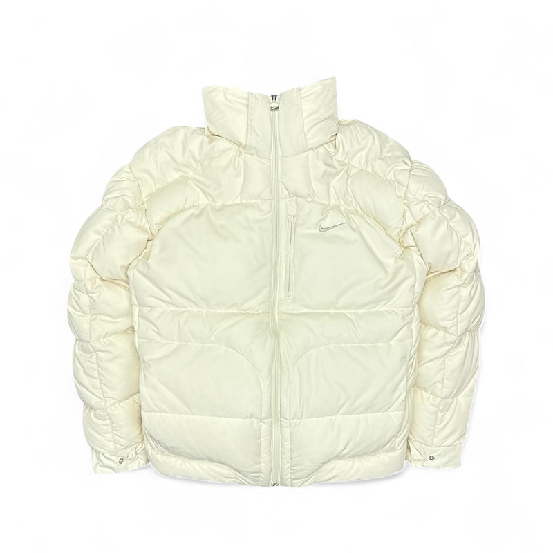 Nike Vintage Y2K Down Pufferjacke Beige – vintageconcierge