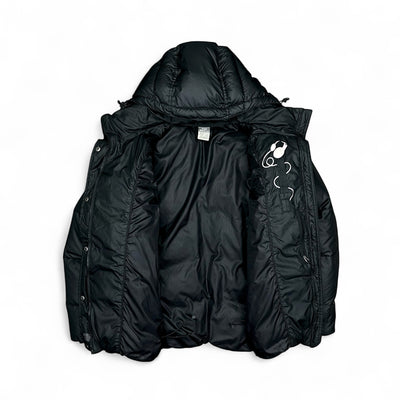 Nike Vintage Y2K Down Puffer Jacke Schwarz – vintageconcierge