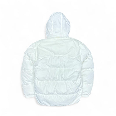 Nike Vintage Y2K Puffer Daunenjacke Weiß – vintageconcierge