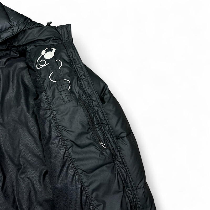 Nike Vintage Y2K Down Puffer Jacke Schwarz – vintageconcierge