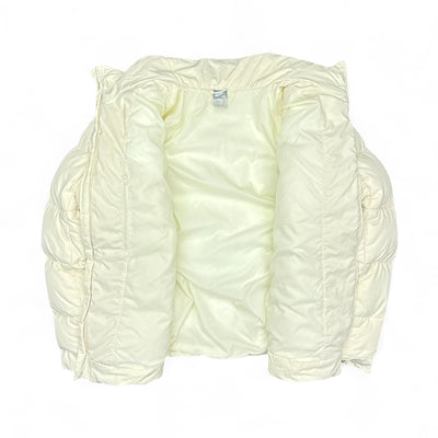 Nike Vintage Y2K Down Pufferjacke Beige – vintageconcierge