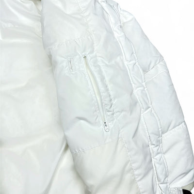 Nike Vintage Y2K Rare Down Puffer Jacke Weiß – vintageconcierge