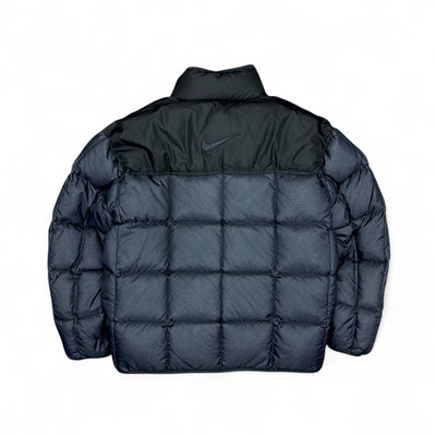 Nike Vintage 90s rare Center-Swoosh Down Pufferjacke Navy – vintageconcierge