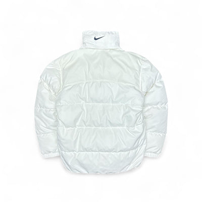 Nike Vintage Y2K Puffer Daunenjacke Weiß – vintageconcierge