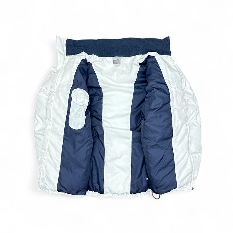 Nike Vintage Y2K Puffer Daunenjacke Weiß – vintageconcierge