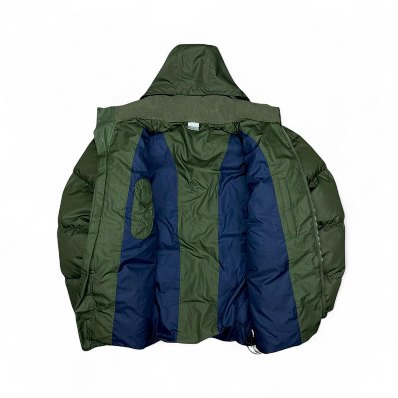 Nike Vintage Y2K Puffer Daunenjacke Khaki – vintageconcierge