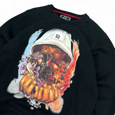 ECKO UNLTD Vintage Hip - Hop Sweater Schwarz - vintageconcierge