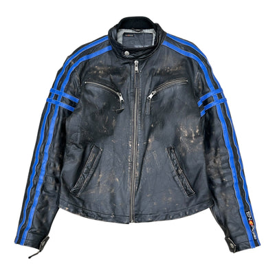 Energie Vintage Biker Leather Jacket - vintageconcierge