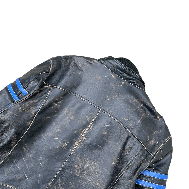 Energie Vintage Biker Leather Jacket - vintageconcierge