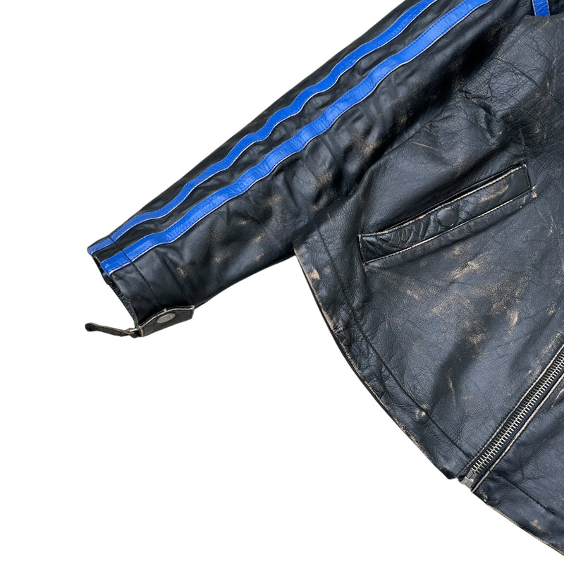 Energie Vintage Biker Leather Jacket - vintageconcierge