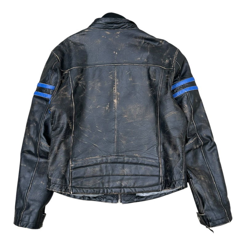 Energie Vintage Biker Leather Jacket - vintageconcierge