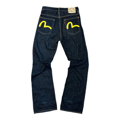 Evisu Boot Cut Denim Jeans - vintageconcierge