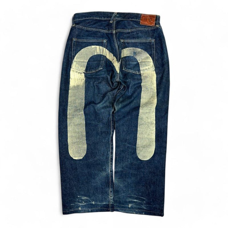 Evisu Daicock Seagull Denim Jeans - vintageconcierge